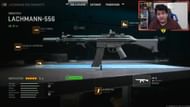 Modern Warfare 2 Lachmann-556 loadout (Image via YouTube/Hero)